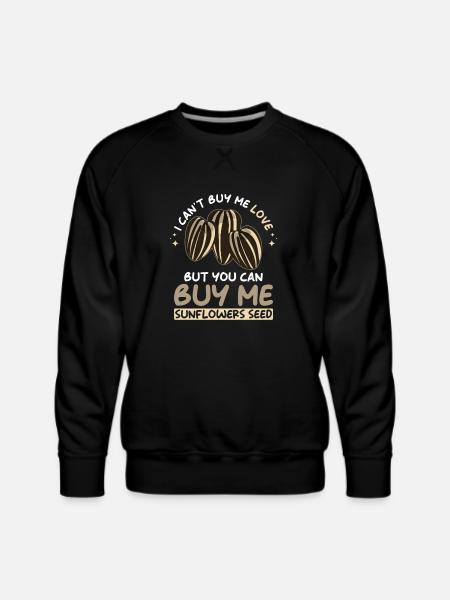 Sunflower Seeds - Men's Premium Sweatshirt - black