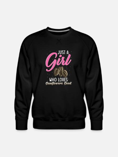 Sunflower Seeds - Men's Premium Sweatshirt - black