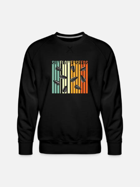Sunflower Seeds - Men's Premium Sweatshirt - black