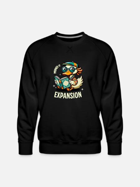 mind expansion - Men's Premium Sweatshirt - black