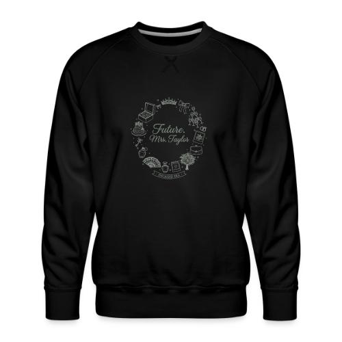 Future Mrs Minimalist Bridal Line Art - Men's Premium Sweatshirt
