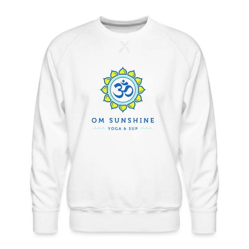 Om Sunshine Yoga transparent back original file - Men's Premium Sweatshirt