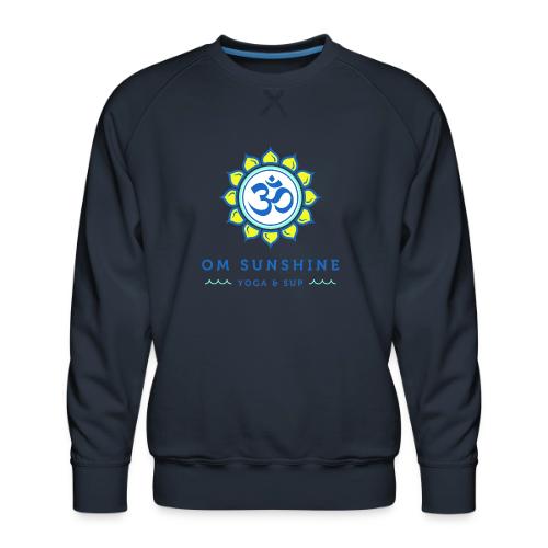 Om Sunshine Yoga transparent back original file - Men's Premium Sweatshirt