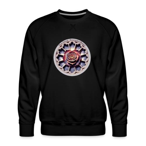 Easter Rose Resurrection T Shirt, Spring Gift - Men's Premium Sweatshirt