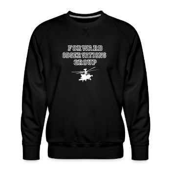 Forward Observations Group FOG Retro Style T Shirt - Men's Premium Sweatshirt - black - Front