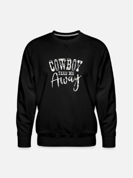 Take Me Away - Men's Premium Sweatshirt - black
