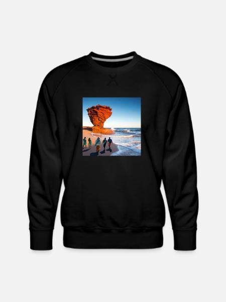 South Bay Shores - Men's Premium Sweatshirt - black
