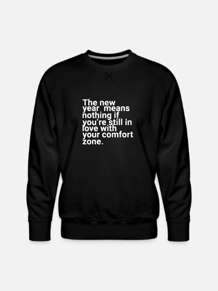 the new years - Men's Premium Sweatshirt - black