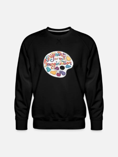 Pigment Of Your Imagination - Men's Premium Sweatshirt - black