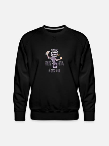 Piston design - Men's Premium Sweatshirt - black