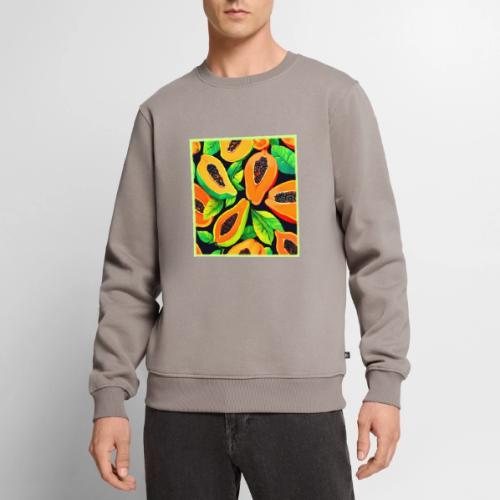 Tropical Papaya Paradise - Men's Premium Sweatshirt