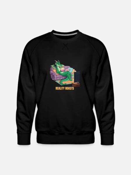 Reality Roasts - Men's Premium Sweatshirt - black