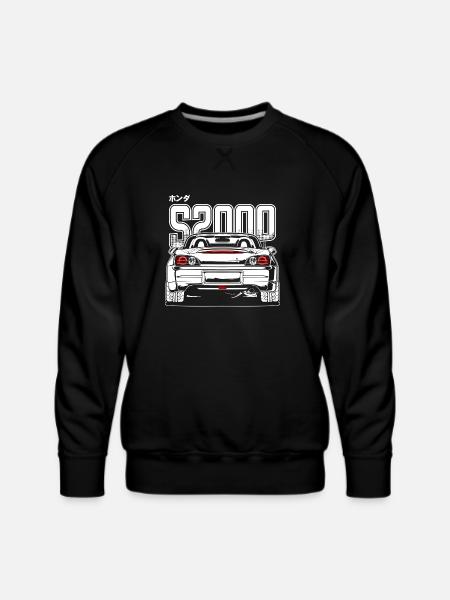 S2000 Ap2abcdabcdabcdwhite Print - Men's Premium Sweatshirt - black