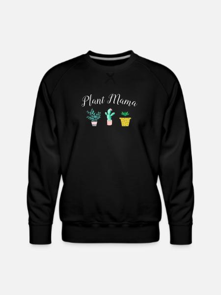 Plant Mama - Men's Premium Sweatshirt - black