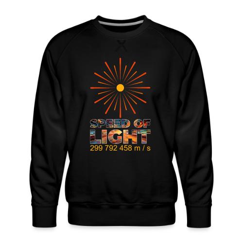 Speed of light - Men's Premium Sweatshirt