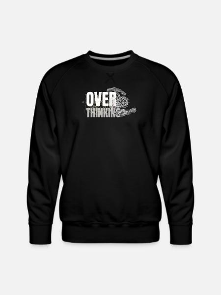 Queer Thinking Collage - Men's Premium Sweatshirt - black