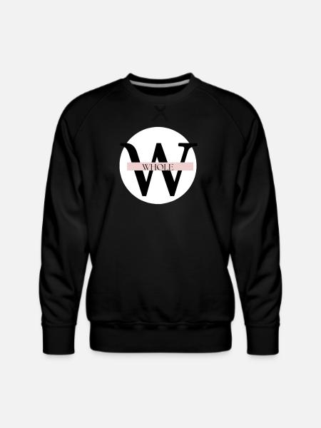 WHOLE - Men's Premium Sweatshirt - black