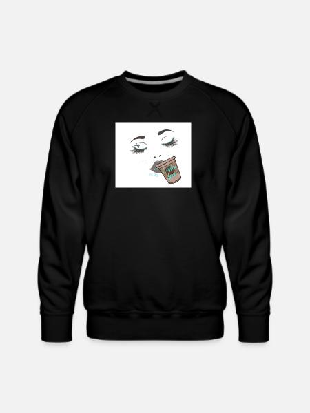 page 3 - Men's Premium Sweatshirt - black