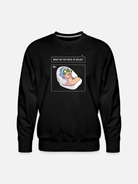 Funny Money Meme Trending - Men's Premium Sweatshirt - black