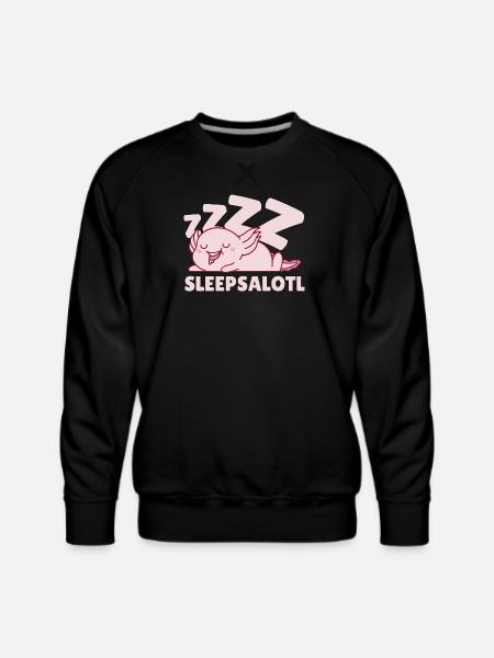 Sleepsalotl - Men's Premium Sweatshirt - black