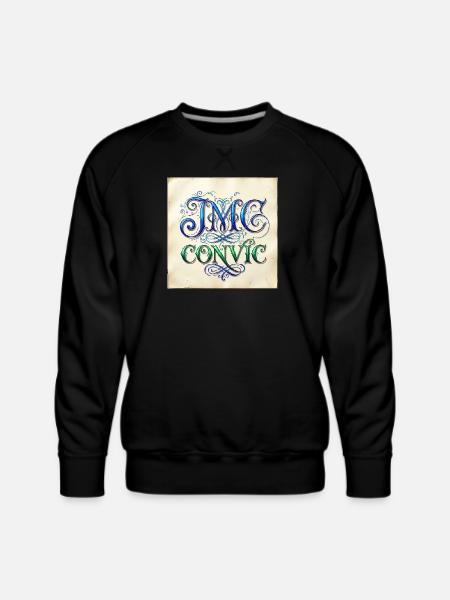 IMC Convic Monogram Flourish - Men's Premium Sweatshirt - black