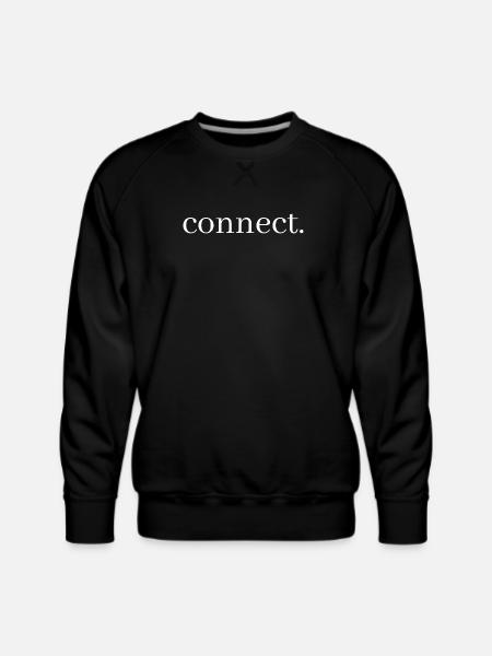connect - Men's Premium Sweatshirt - black