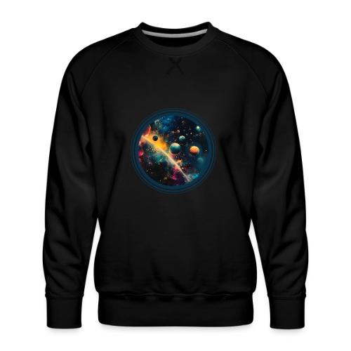 Painted Planetscape - Men's Premium Sweatshirt