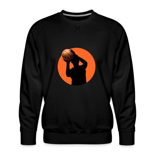Basketball: Focused Precision - Men's Premium Sweatshirt