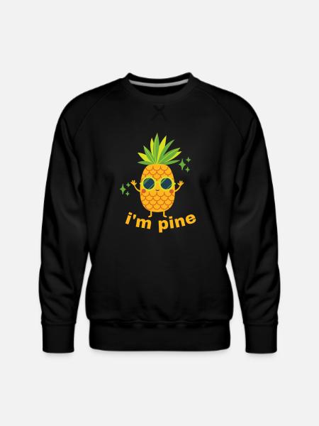 I'M PINE - Men's Premium Sweatshirt - black
