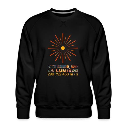 Speed of light - Men's Premium Sweatshirt