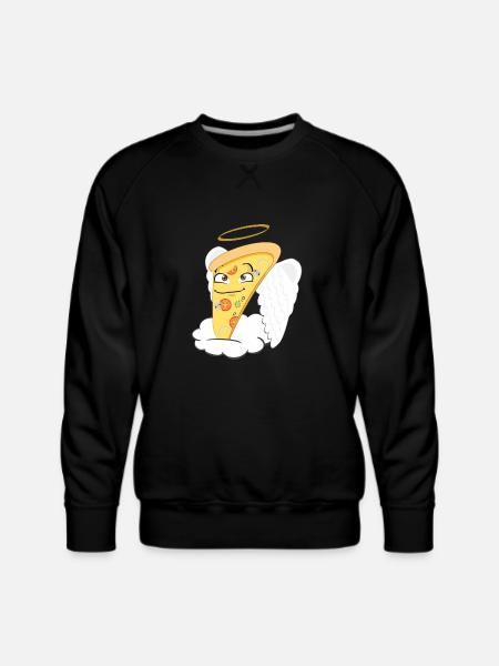 Angel Slice - Men's Premium Sweatshirt - black