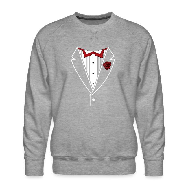 Tuxedo Shirt with Red bowtie