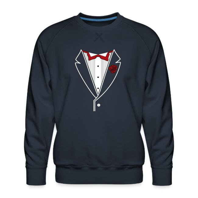 Tuxedo Shirt with Red bowtie