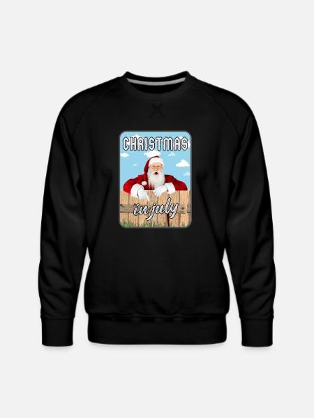 Christmas In July - Men's Premium Sweatshirt - black