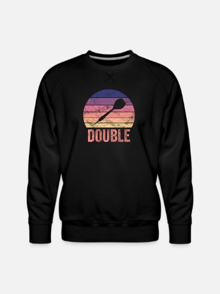 Dart double Darting - Men's Premium Sweatshirt - black