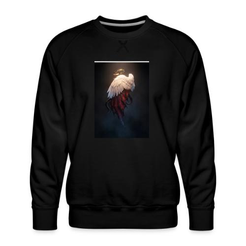 Angel vs Demon Wings Dark Aesthetic Gothic T-Shirt - Men's Premium Sweatshirt