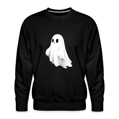 Cute Ghost Cartoon Design - Men's Premium Sweatshirt