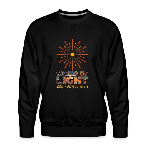 Speed of light - Men's Premium Sweatshirt