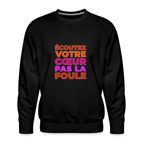 Heart first - Men's Premium Sweatshirt