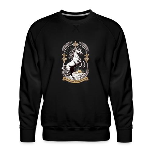 Year of the Horse Rearing T Shirt, Lunar New Year - Men's Premium Sweatshirt