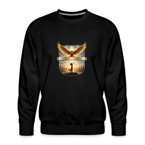 Women’s Day Eagle Matriarch T Shirt,, Gift for Mom - Men's Premium Sweatshirt