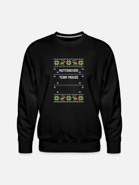 Nutcracker Team Mouse - Men's Premium Sweatshirt - black