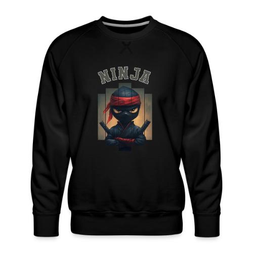 Cartoon Ninja Vibes - Men's Premium Sweatshirt