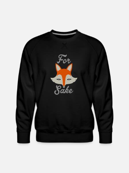 For Fox Sake - Men's Premium Sweatshirt - black