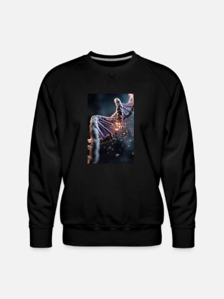 DNA Breakdown Explosion - Men's Premium Sweatshirt - black