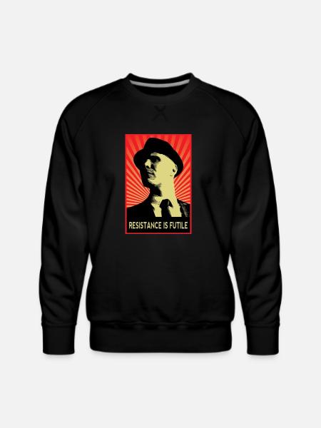 Observer Fringe - Men's Premium Sweatshirt - black