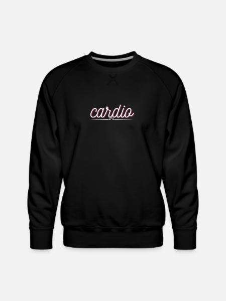Cardio - Men's Premium Sweatshirt - black