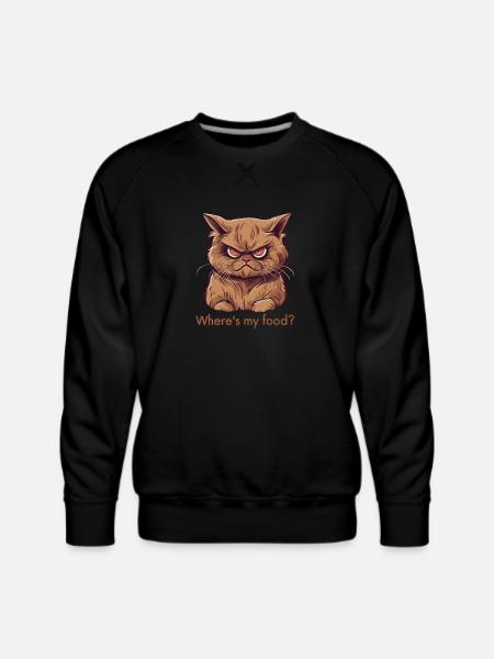 Grumpy Cat - Men's Premium Sweatshirt - black