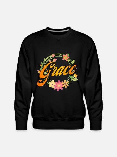 Religious Christian Inspirational Gift - Men's Premium Sweatshirt - black