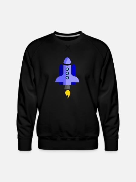 Rocket 1 - Men's Premium Sweatshirt - black